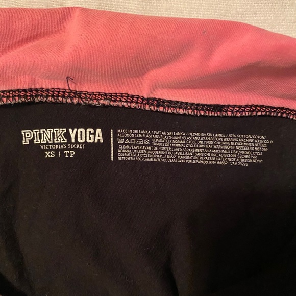 PINK Victoria Secret Cropped Yoga Leggings XSmall - Picture 5 of 5